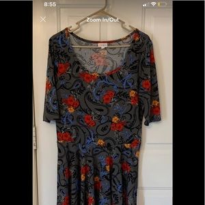 LulaRoe Nicole Dress in 2XL.